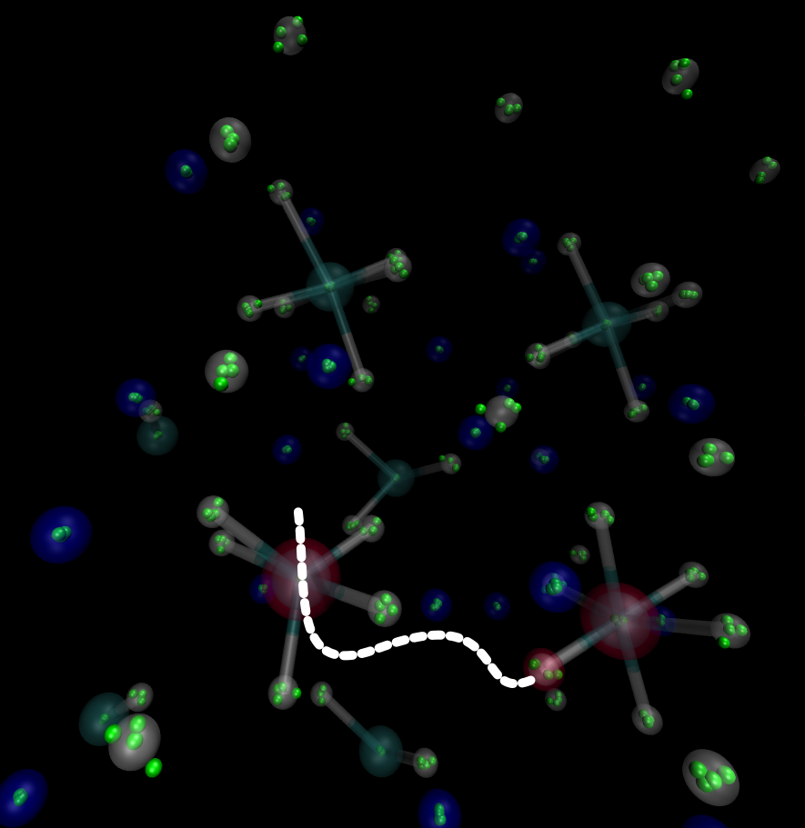 hydrogen diffusion in sodium alanate by path integral