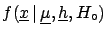 $ \underline{h}=\{h_1, h_2, \ldots, h_n\}$