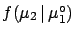 $ \mu_1^\circ\rightarrow Z \rightarrow \mu_2$