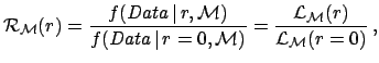 $ {\cal L}_{\cal M}(r)$