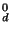 $_{d}^{0}$