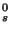 $_{s}^{0}$