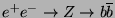 $e^+ e^- \to Z \to b\overline{b}$