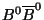 $B^{0}\overline{B}^0$