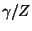 $\gamma/Z$