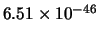 $\displaystyle 8.95 \times 10^{-46}\,,$