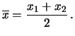 $\displaystyle f(x_1,x_2\,\vert\,\mu) \rightarrow f(\mu\,\vert\, x_1,x_2)\,.$