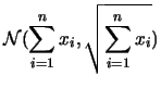 $\displaystyle \sum_{i=1}^n > {\cal O}(10);\ $