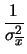 $ \sigma_{\overline{x}}$