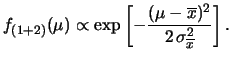 $\displaystyle \frac{1}{\sigma^2_1} + \frac{1}{\sigma^2_2}\,.$