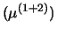 $\displaystyle \mu^{(1+2)} \sim {\cal N}(\overline{x}, \sigma_{\overline{x}})\,, $