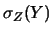 $\displaystyle \sigma_Z \approx \sigma_Z(X) \oplus \sigma_Z(Y)\,,$