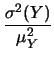 $\displaystyle \sigma^2(Y)$