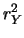 $\displaystyle \frac{\sigma^2(Y)}{\mu_Y^2}$