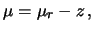 $\displaystyle \sigma(\mu)$