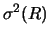 $\displaystyle \sigma^2(P)$