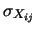 $ \sigma_{X_{ij}}=\sigma_{X_{ji}}$