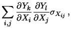 $ {\bf Y_k=Y_k(X_1, X_2, \ldots, X_n)}$