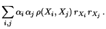 $\displaystyle \sum_{i,j} \frac{\partial Y}{\partial X_i}
\frac{\partial Y}{\partial X_j}
\rho_{ij}\sigma_{X_i}\sigma_{X_j} \,.$