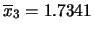 $ \overline{x}_2=0.9869$
