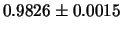 $\displaystyle 1-(\alpha_b-\alpha_c)\,\Delta T= 0.99934\pm 0.00009$