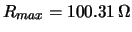 $ s = 0.16 \,\Omega$