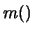 $ (m) = m(\underline{x},\underline{y})$