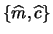 $ \sigma(\widehat{c})$