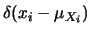 $\displaystyle \int f(\underline{\mu_{X}}, m, c\,\vert\,\underline{x},\underline{y})\,
d\underline{\mu_{X}}$