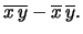 $\displaystyle \overline{x^2}-\overline{x}^2;$