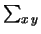 $ \sum_{x^2}$