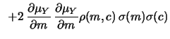 $\displaystyle \sigma^2(\mu_Y)$