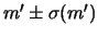 $\displaystyle x^\prime = x - \overline{x}\,;$