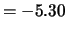 $\displaystyle \frac{(13.00-0.51)\, 10^{-2}\,\mbox{m}}
{(0.820-0.260)\, \mbox{kg}}
= 0.2230\, \frac{\mbox{m}}{\mbox{kg}}\,.$