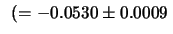 $\displaystyle 0.2230\pm 0.0016 \,\frac{\mbox{m}}{\mbox{kg}}$