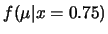 $ p=0.747\pm 0.005$