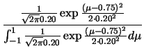 $ r = 2.95\pm 0.08$