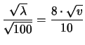 $\displaystyle E[\overline{X}] = \lambda = 64\cdot v$