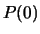 $ P(0) = (8.8 \pm 0.9) \cdot 10^{-3}$