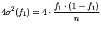 $\displaystyle \frac{n_1 - n_2}{n_1+n_2} = \frac{2 n_1}{n}-1 = 2 f_1 - 1$