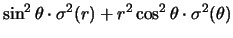 $\displaystyle \sigma^2(x)$