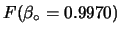 $\displaystyle \frac{1}{0.0290}
\frac{1}{\sqrt{2\pi}\cdot 0.0028}e^{\frac{(\beta-1.0053)^2}
{2\cdot 0.0028^2}}
\hspace{1.0 cm}(0 \le \beta \le 1 )$