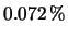 $ R_1/R_2 = 1.00000\pm 0.00072$