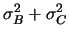 $\displaystyle \sigma^2_A + \sigma^2_C$