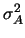 $\displaystyle \sigma^2_B + \sigma^2_C$