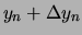 $ y_n+\Delta y_n$