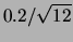 $ 0.2/\sqrt{12}$