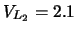 $ V_{L_2} = 2.1$