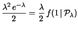 $\displaystyle f(2\,\vert\,{\cal P}_\lambda)$