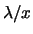 $ f(x-1\,\vert\,{\cal P}_\lambda)$